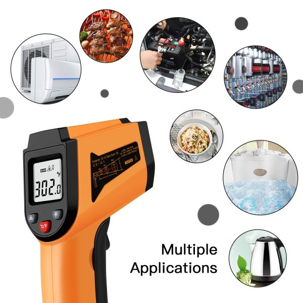 PWWDADA Infrared Thermometer GM400 Orange-5
