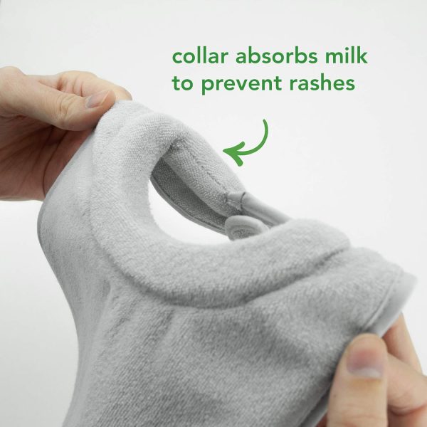 Baby Feeding Bib Green Sprouts Waterproof Terry-5