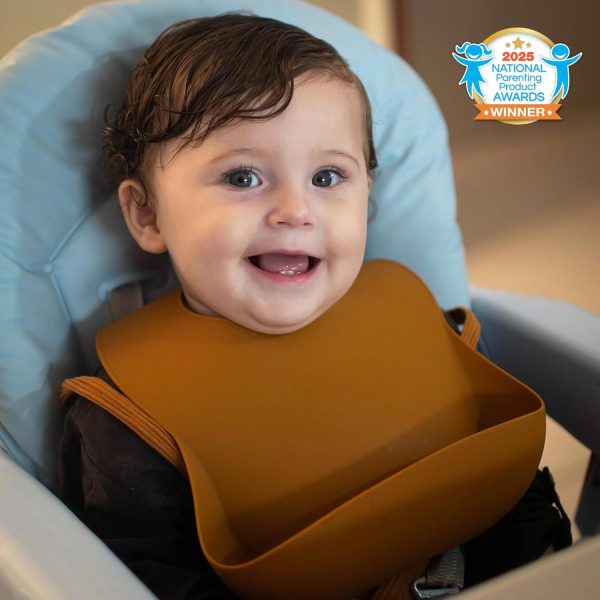 Silicone Baby Bibs Naptime Food Grade Adjustable-1