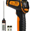 Mecurate Infrared Thermometer Gun Orange Adult-0
