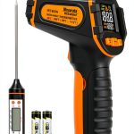 Mecurate Infrared Thermometer Gun Orange Adult-0