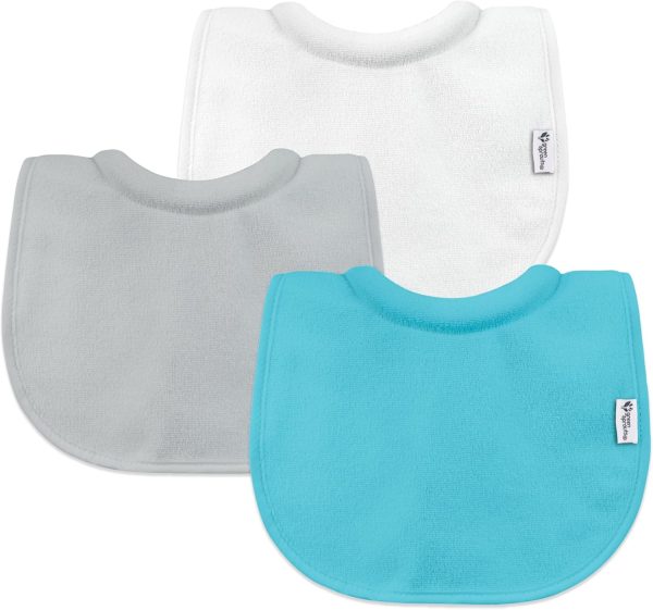 Baby Feeding Bib Green Sprouts Waterproof Terry-0