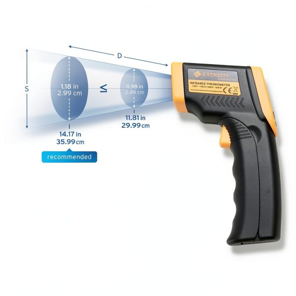 Etekcity Lasergrip Infrared Thermometer Yellow-3