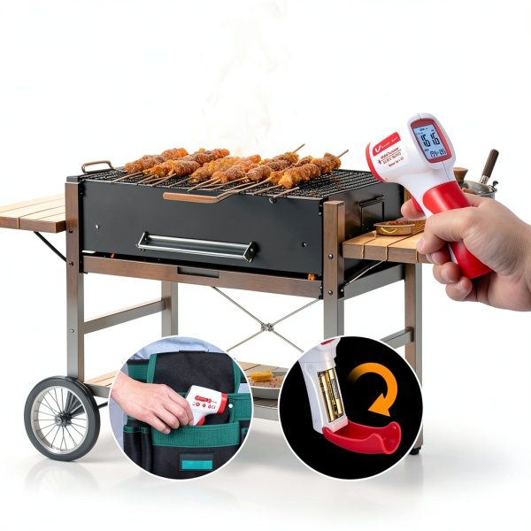 VCooklify Infrared Thermometer Red IR-861-7
