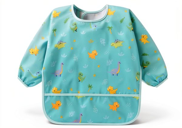 Accmor Waterproof Baby Bib Long Sleeve Unisex-1