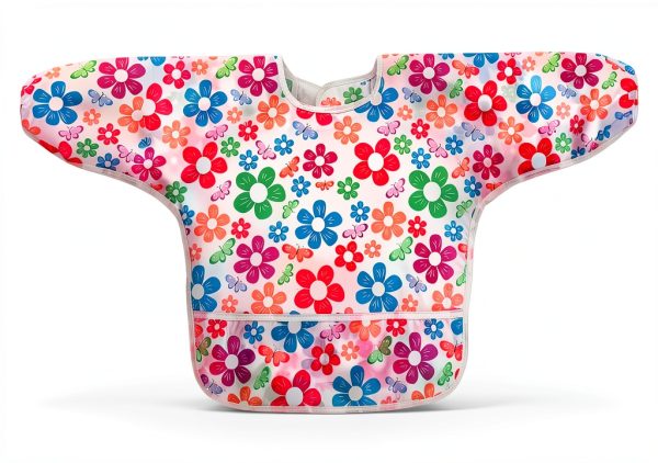 Baby Smock for Eating Toddlers Waterproof Bibs-3