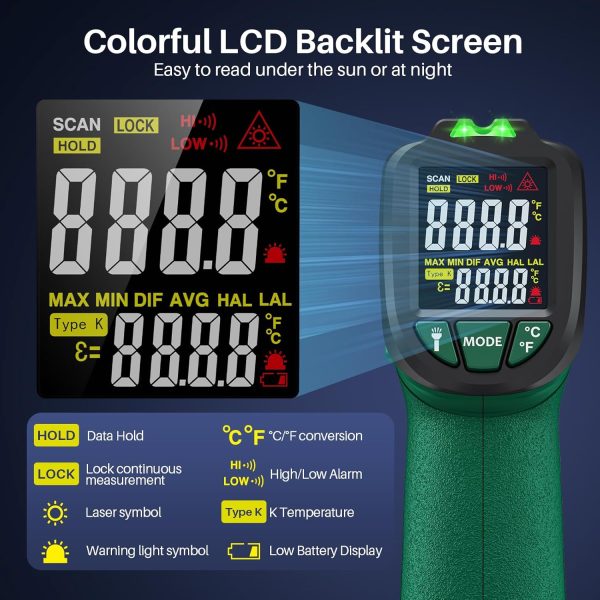 Gedaye Infrared Thermometer Gun-6