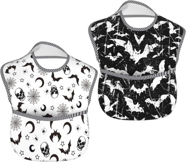 Goth Baby Bibs by Qwalnely Baby Feeding Essentials-1