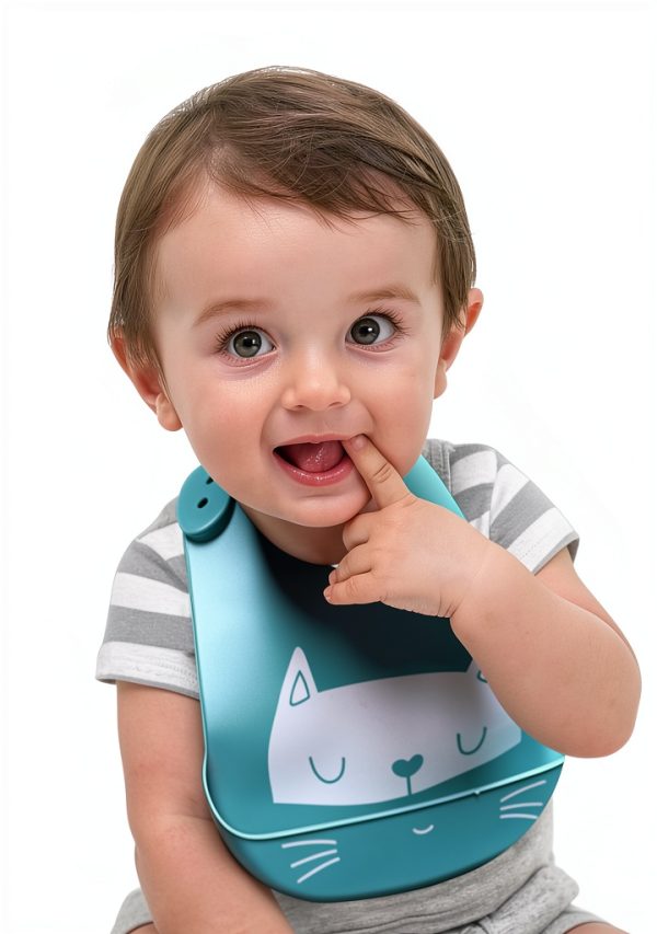 Silicone Baby Bib TinyTots Waterproof Adjustable-5