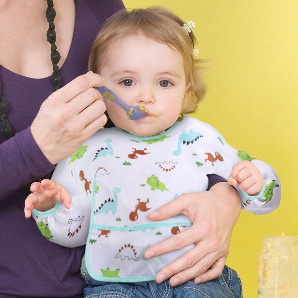 Waterproof Baby Bib Accmor Long Sleeve Unisex-4