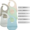 Silicone Baby Bib PandaEar Reusable Soft Design-2