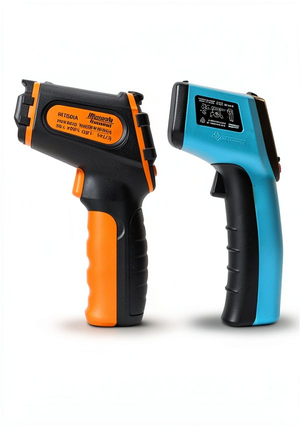 Mecurate Infrared Thermometer Gun Orange Adult-5