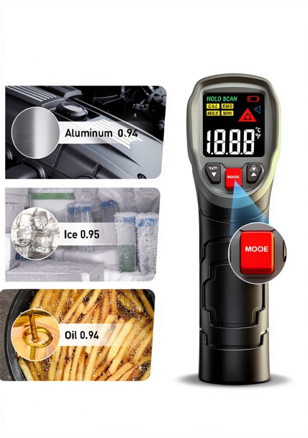 Eventek Infrared Thermometer Gun Grey GM9053E-2