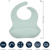 Personalized Baby Bibs Set Green Set of 2-3