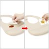 Silicone Baby Bib PandaEar Reusable Soft Design-4