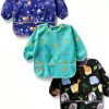 Accmor Waterproof Baby Bib Long Sleeve Adjustable-0