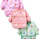 Accmor Waterproof Baby Bib Long Sleeve Unisex-0
