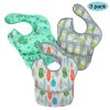 PandaEar Baby Bibs Unisex Fabric Flip-Over-4
