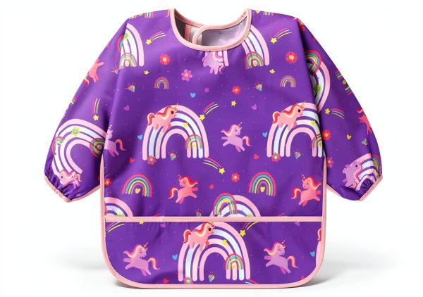 Accmor Waterproof Long Sleeve Baby Bib Unisex-1