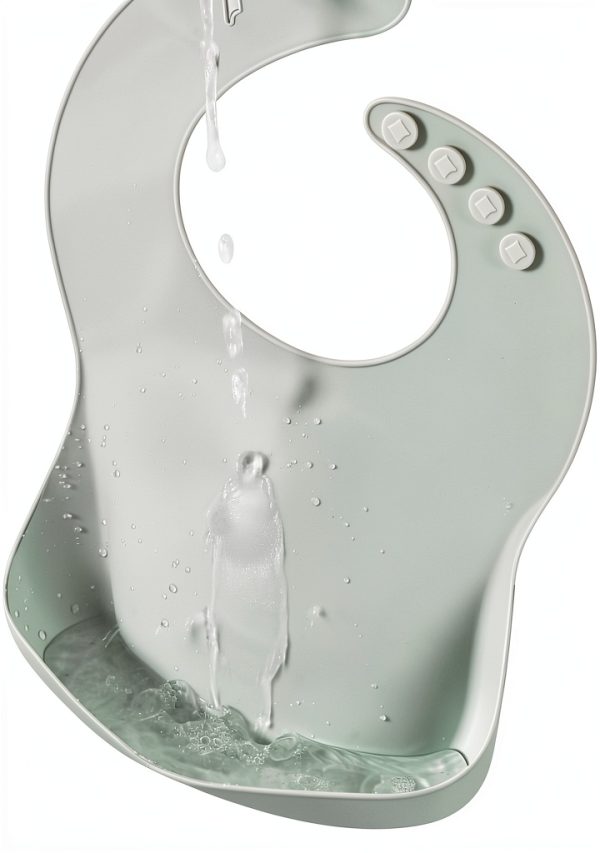 Silicone Baby Bibs PandaEar Soft Reusable Bib-7