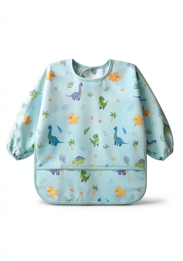Accmor Waterproof Baby Bib Long Sleeve Adjustable-6
