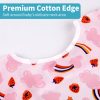 Baby Waterproof Bibs by HiVERST Premium PUL Fabric-3