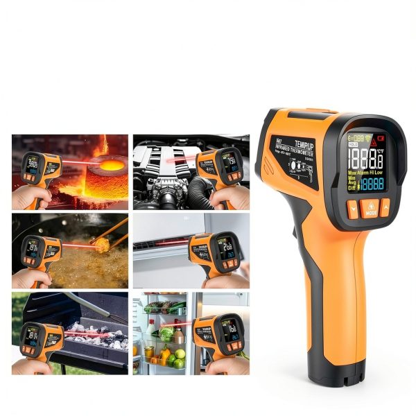 Temirup Industrial Thermometer Orange IR07-6