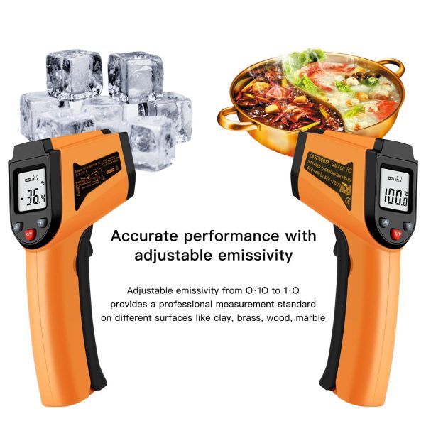 PWWDADA Infrared Thermometer GM400 Orange-4