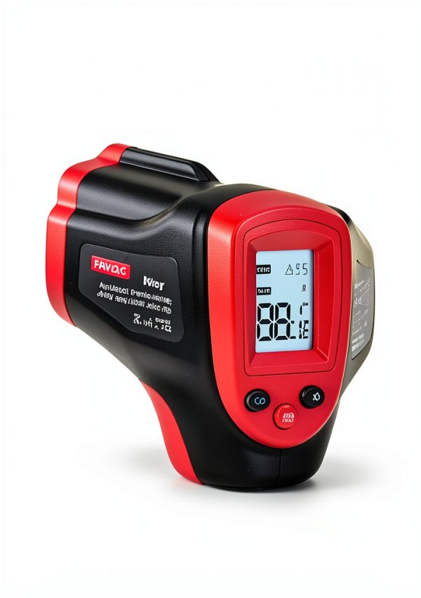 Wintact Infrared Thermometer Gun Red Gray-1