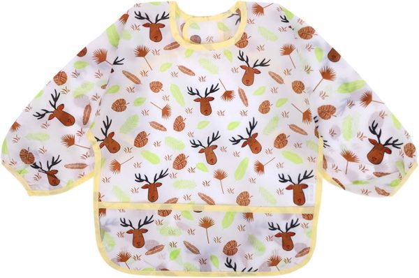 Waterproof Baby Bib Accmor Long Sleeve Unisex-7