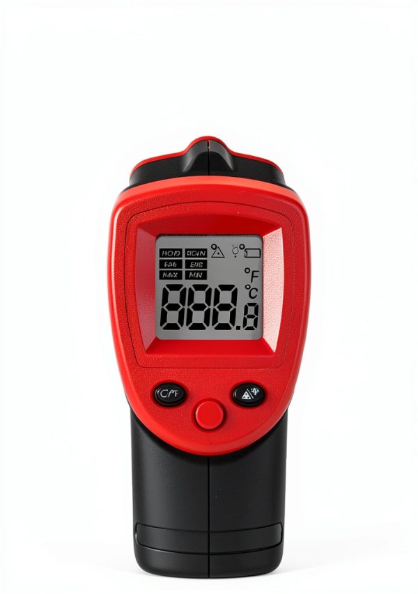 Wintact Infrared Thermometer Gun Red Gray-5