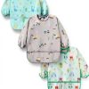 Accmor Unisex Baby Long Sleeve Bibs Waterproof-0