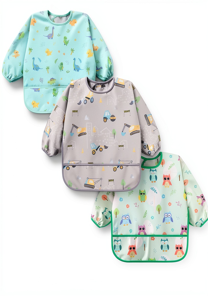 Accmor long sleeve bibs for babies