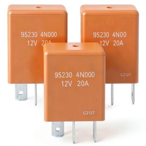 Sonzrod 20A SPDT Horn Relay Plug In Silver Alloy-0