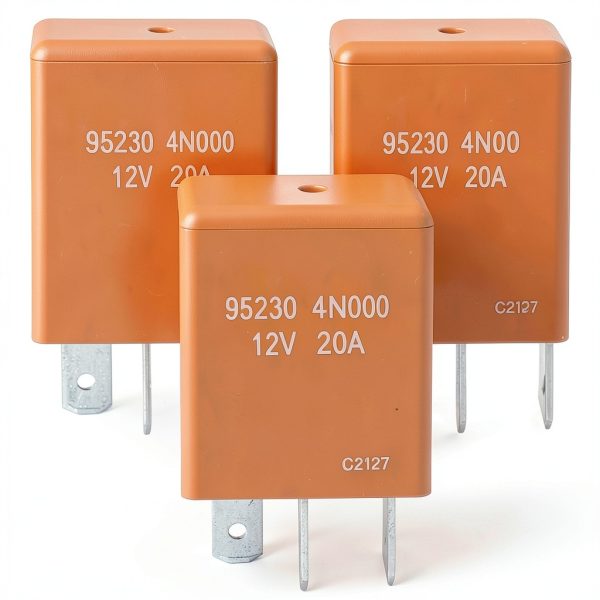 Sonzrod 20A SPDT Horn Relay Plug In Silver Alloy-0