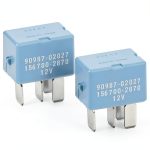 Aeola Horn Relay 12V Plug In Copper Contact-0