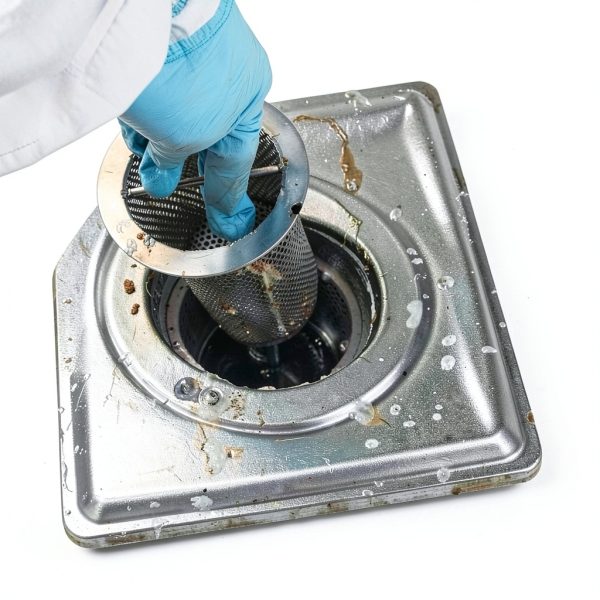 2 inch Floor Drain Strainer 8 inch Tall 316 Stainless Steel by-4