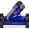 TOMEX 3/4'' Y-Strainer, Clear UPVC Sediment True Union Y-Strainer W/Stainless Steel 40 Mesh, NPT Female [NPT 3/4 Inch]-0