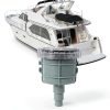 FLEXMAN Raw Sea Water Filter, Raw Cooling Water Intake Basket Strainer with Removable Transparent Shell for Engines, Hydraulic Coolers, Ships, Sailboats-4