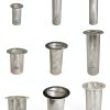 Commercial Floor Drain Strainer 3in Drain Net 4in Tall Stainless Steel-2
