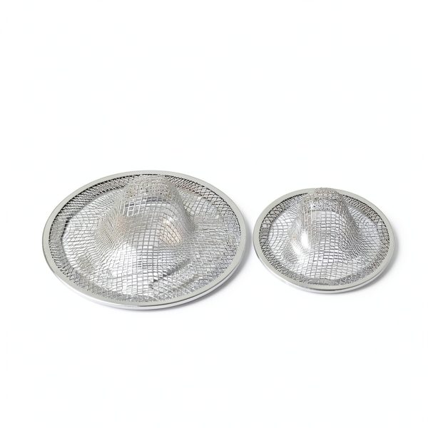 Mesh Sink Strainer 2PCS HomePro Stainless Steel Kitchen Drain Filter-1