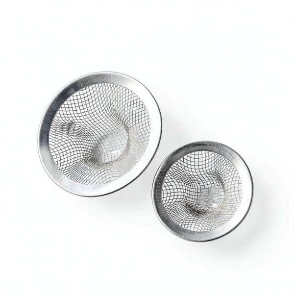Mesh Sink Strainer 2PCS HomePro Stainless Steel Kitchen Drain Filter-0