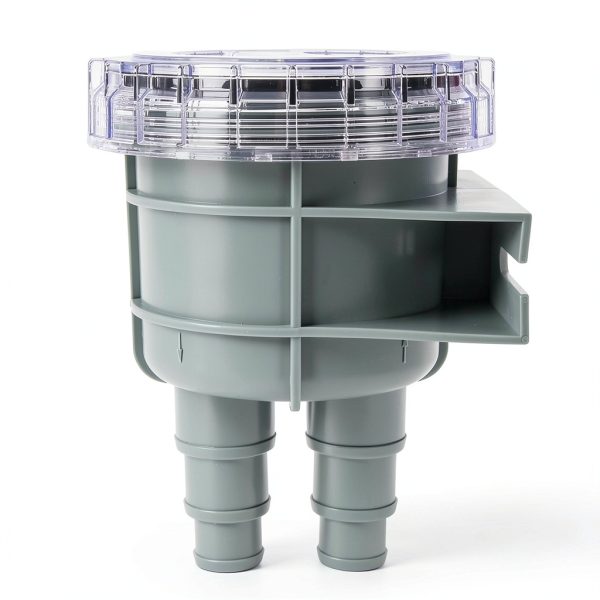 FLEXMAN Raw Sea Water Filter, Raw Cooling Water Intake Basket Strainer with Removable Transparent Shell for Engines, Hydraulic Coolers, Ships, Sailboats-0