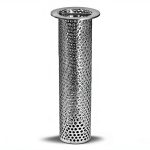 2 inch Floor Drain Strainer 8 inch Tall 316 Stainless Steel by-0
