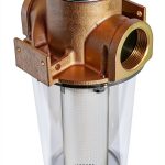 GROCO ARG-755 Series 3/4 Raw Water Strainer with Plastic Basket-0