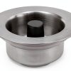 Anti-Clogging Basket Strainer Lidhujnk Silver ABS Steel Pop-Up Stopper-1