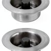 Anti-Clogging Basket Strainer Lidhujnk Silver ABS Steel Pop-Up Stopper-5