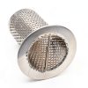 Commercial Floor Drain Strainer 3in Drain Net 4in Tall Stainless Steel-5