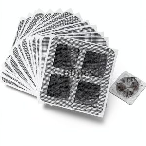 Grantirmse Einweg Filterflicken, Grantirmse Disposable Filter Patches, Grantirmse Drain Mesh Stickers, Grantirmse Upgrade Disposable Floor Drain Filter Stickers, for Bathroom Kitchen (20)-0