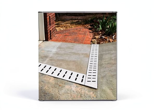 Dollate Trench Drain 3‑Pack Stainless Steel HDPE Channel for Garage-6